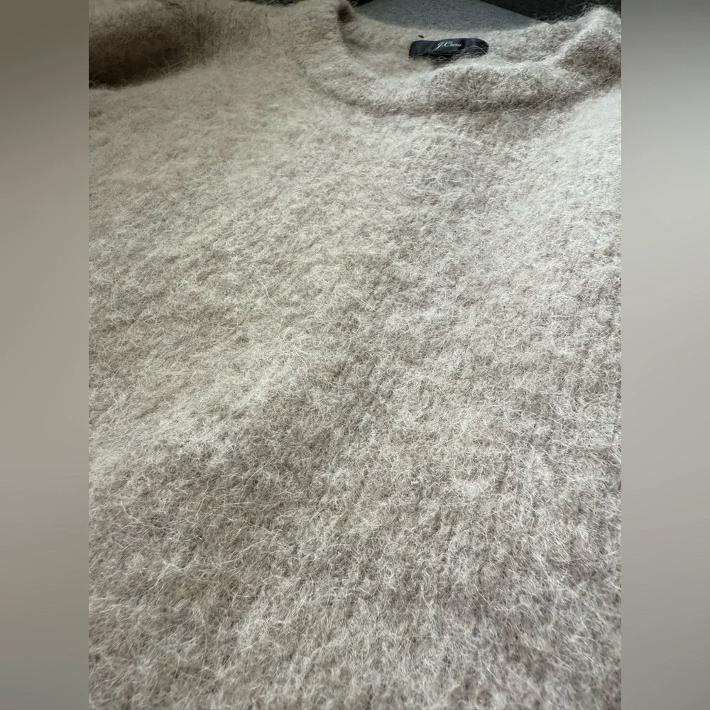 J Crew Puff Sleeve Alpaca Sweater Size S